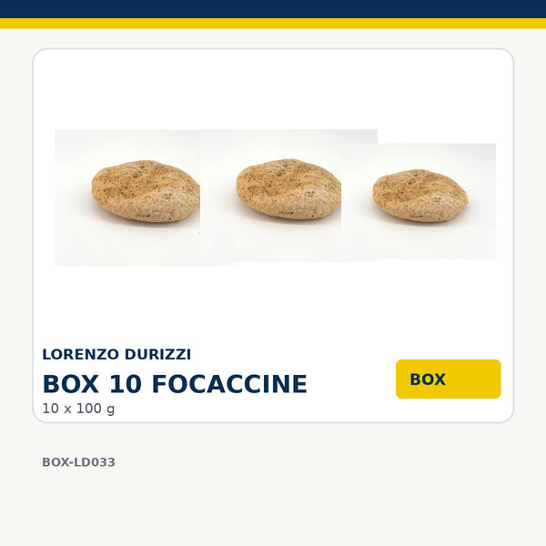 Box 10 Focaccine Lorenzo Durizzi